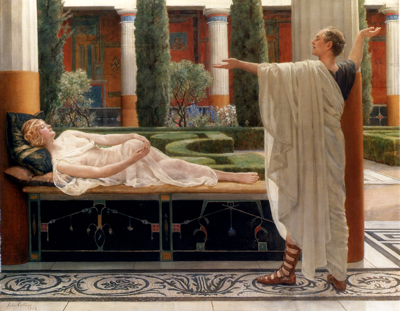 John Collier - Orazio e Lidia